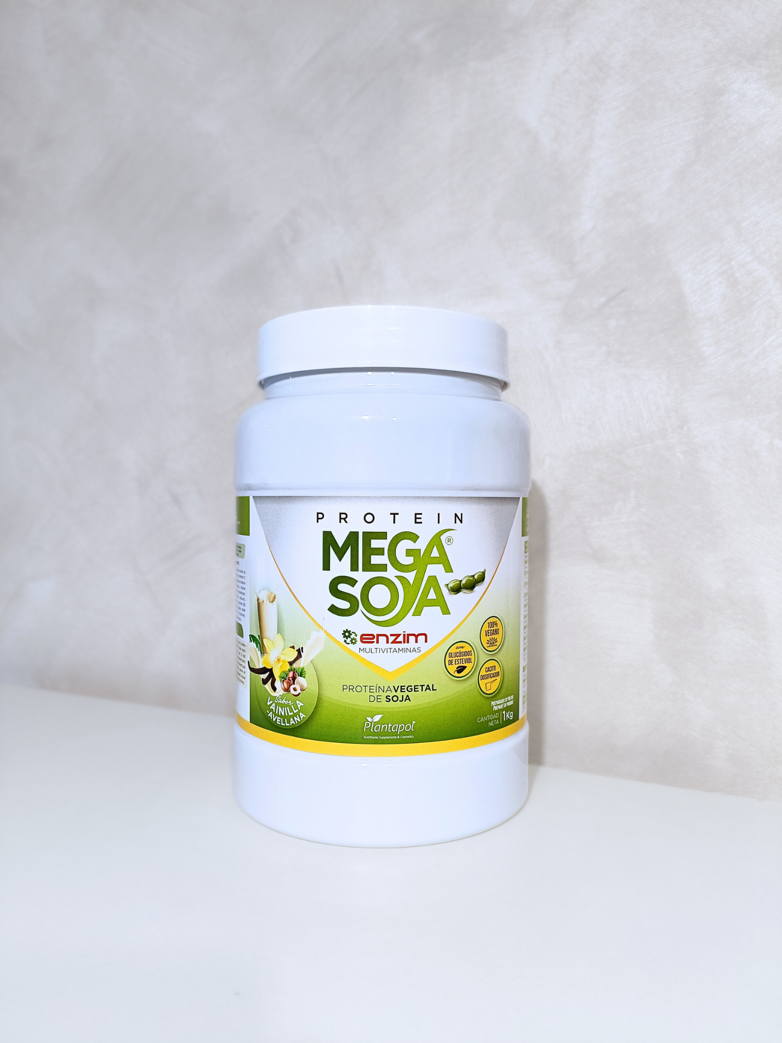 Batido Mega Soya sabor Vainilla y Avellana