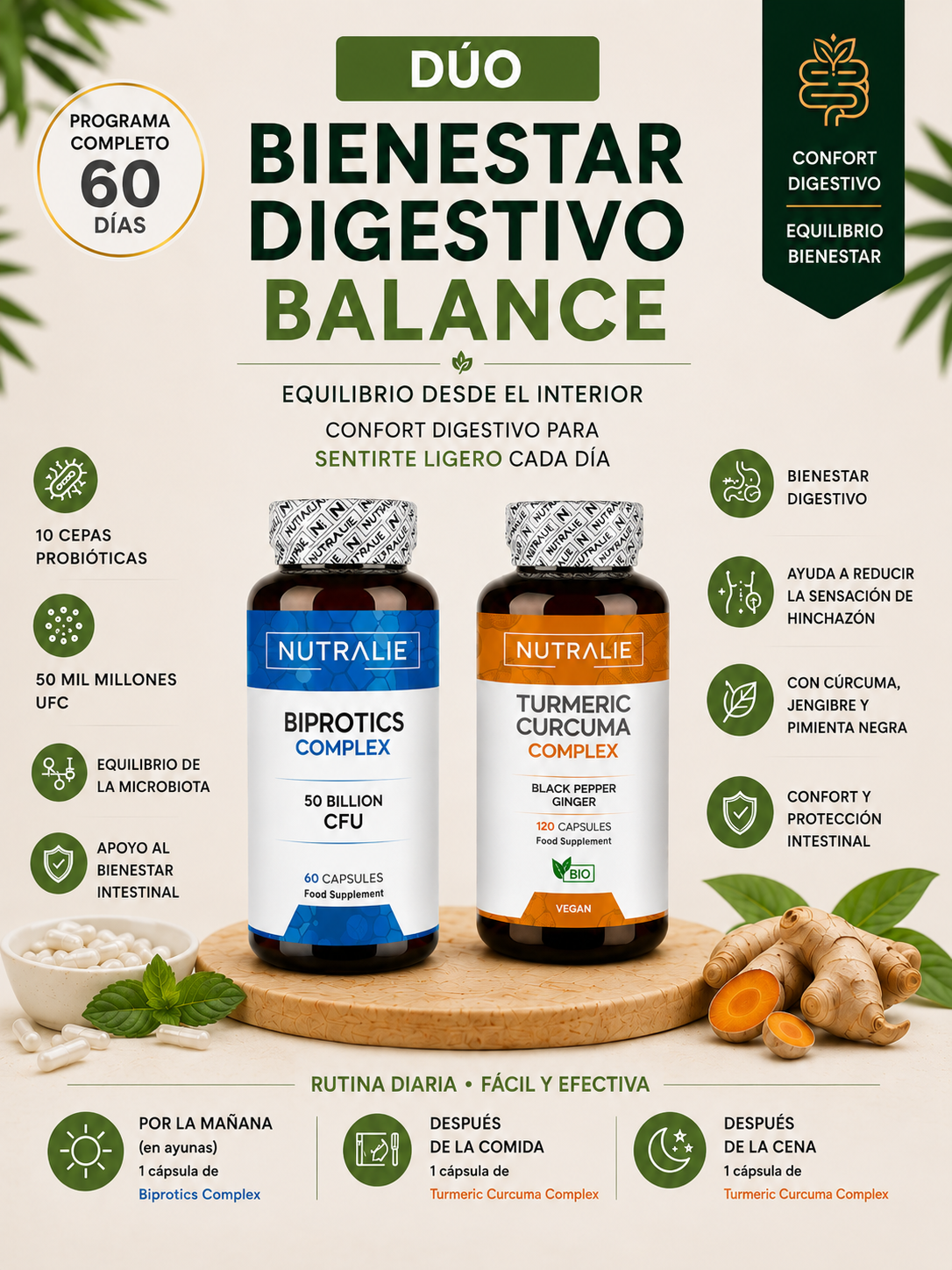 DÚO BIENESTAR DIGESTIVO BALANCE (ENVÍO GRATIS)